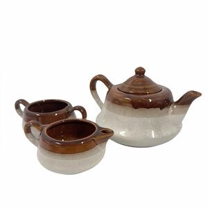 Vintage Taiwan Ceramic Stackable Kitchen Tea Set